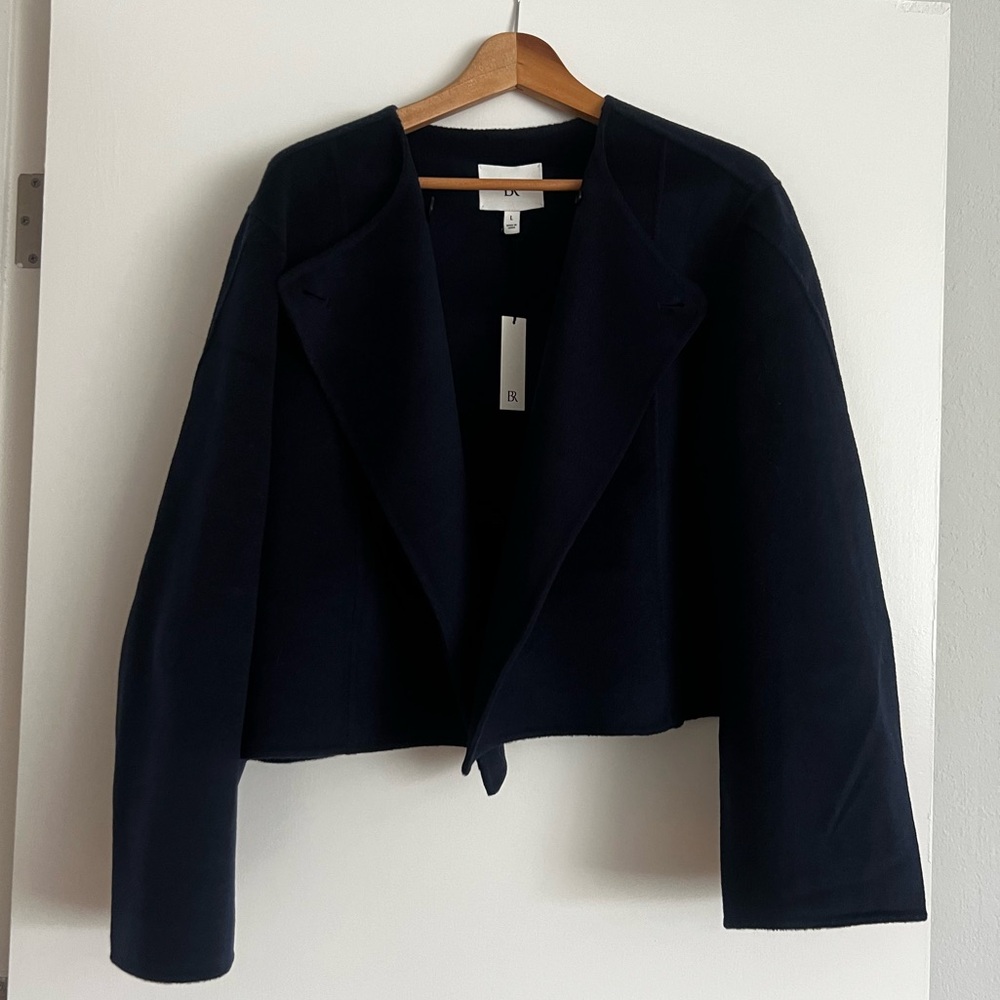 BNWT Banana Republic Double Wool Cropped Jacket
